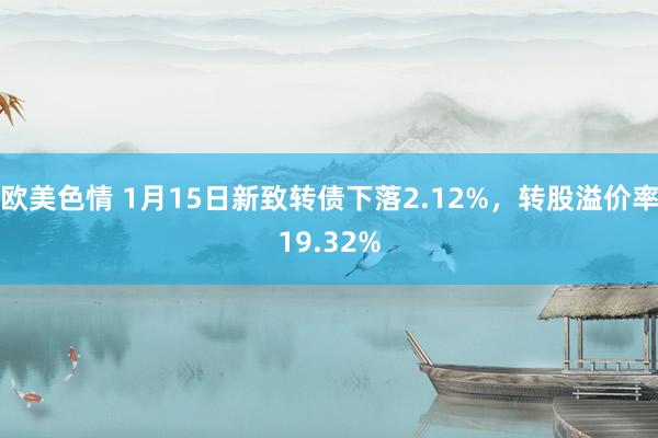 欧美色情 1月15日新致转债下落2.12%，转股溢价率19.32%